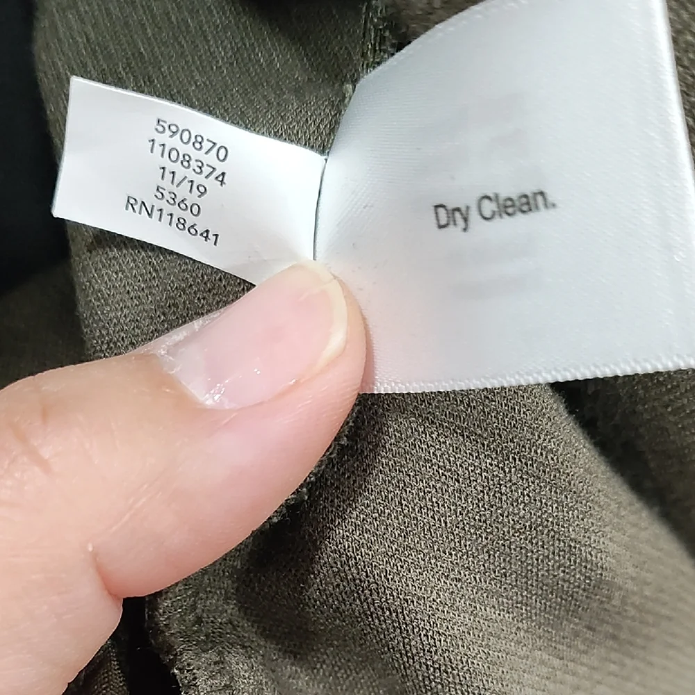Lane Bryant Olive Blazer with Button Detail - Picture 10 of 11